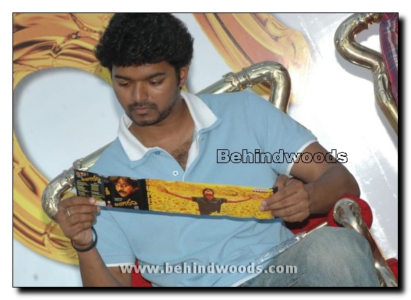 Vijay at Hyderabad